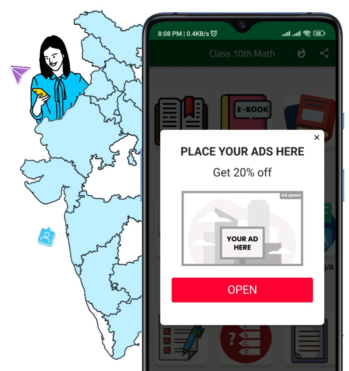 Interstitial Ad Example